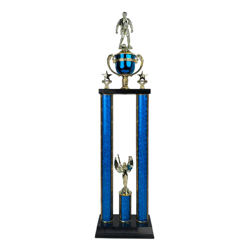 Trofeo de Tubo con Figura Serie 50 de Futbol